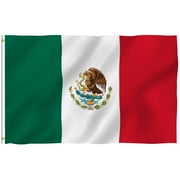 Anley Fly Breeze 3x5 Foot Mexico Flag - Mexican MX National Flags Polyester with Brass Grommets